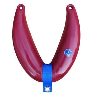 ANCHOR BOW FENDER  SLIMLINE 28 X 10 X 38CM -BURGUNDY